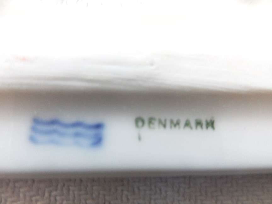 DANISH PORCELAIN PICTURE FRAMES  with backing mounts and glass  , set of 2