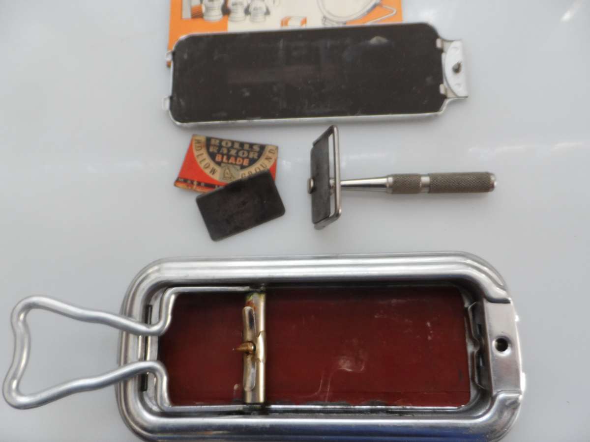 VINTAGE 1927  ROLLS RAZOR  complete shaving kit  IMPERIAL MODEL  EPH 4064