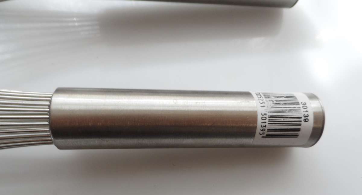 BALOON WHISKS  STAINLESS STEEL  1 PAIR, INDUSTRIAL / CATERING QUALITY   as new