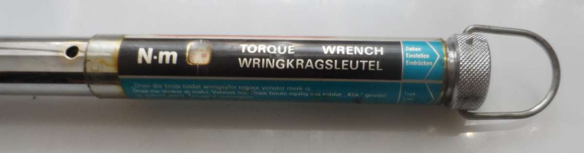 GEDORE 4507 TORQUE WRENCH  / WRINGKRAG SLEUTEL   -  CHROME VANADIUM