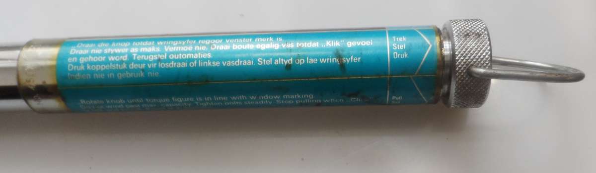 GEDORE 4507 TORQUE WRENCH  / WRINGKRAG SLEUTEL   -  CHROME VANADIUM