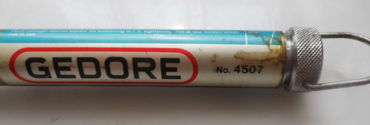 GEDORE 4507 TORQUE WRENCH  / WRINGKRAG SLEUTEL   -  CHROME VANADIUM