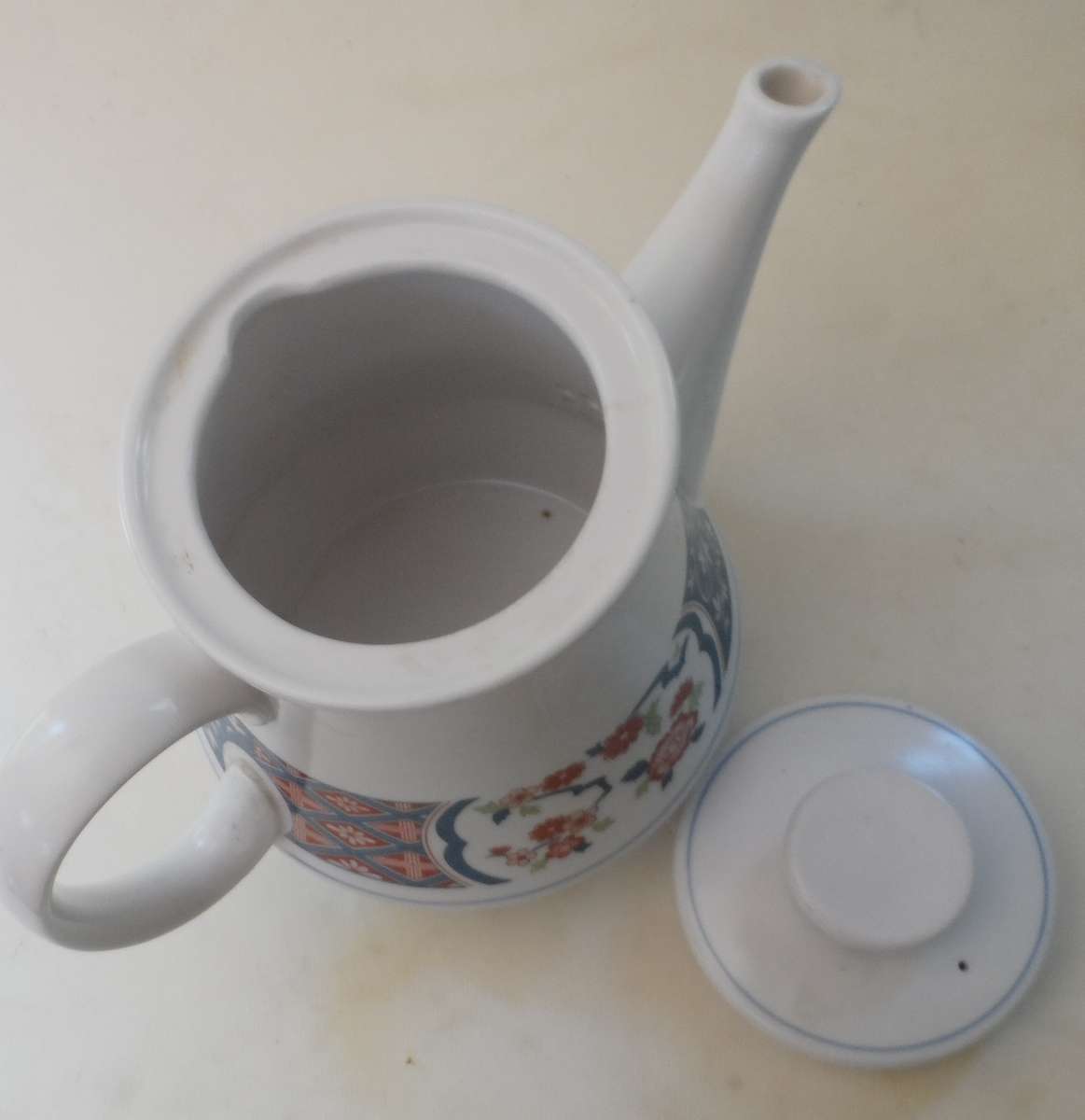 NORITAKE PROGRESSION CHINA ' MING GARDEN LIDDED TEA / COFFEE POT  No 9066.  REPLACEMENT ITEM
