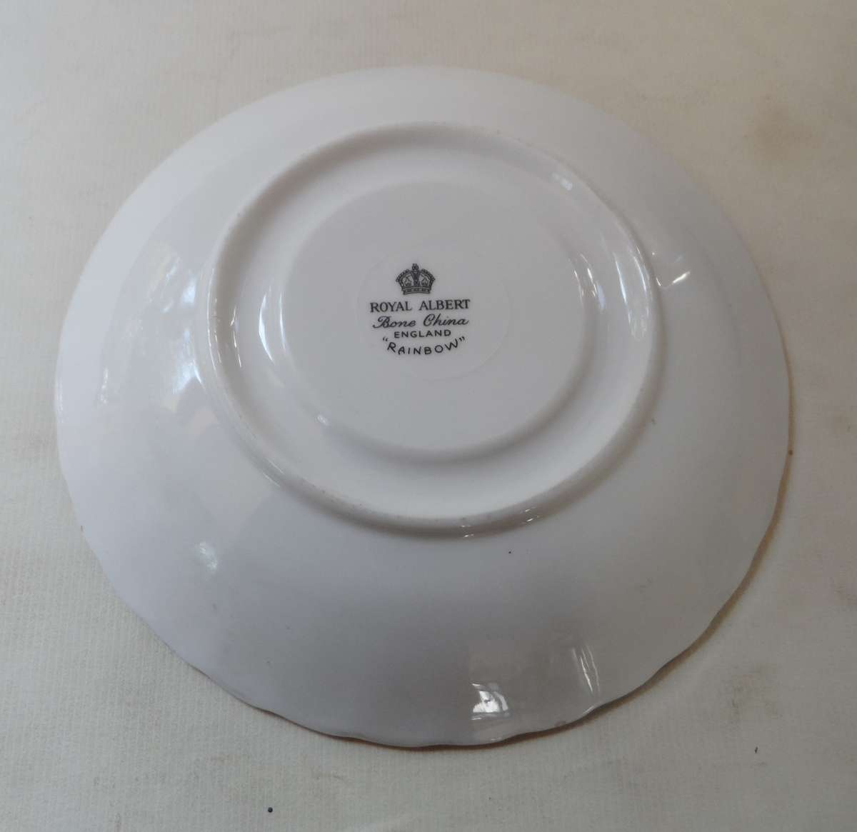 ROYAL ALBERT  SAUCER ' RAINBOW ' replacement item