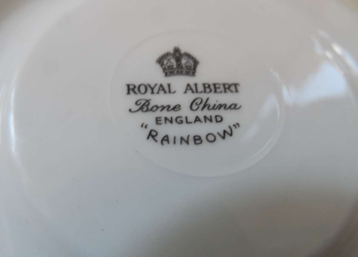 ROYAL ALBERT  SAUCER ' RAINBOW ' replacement item