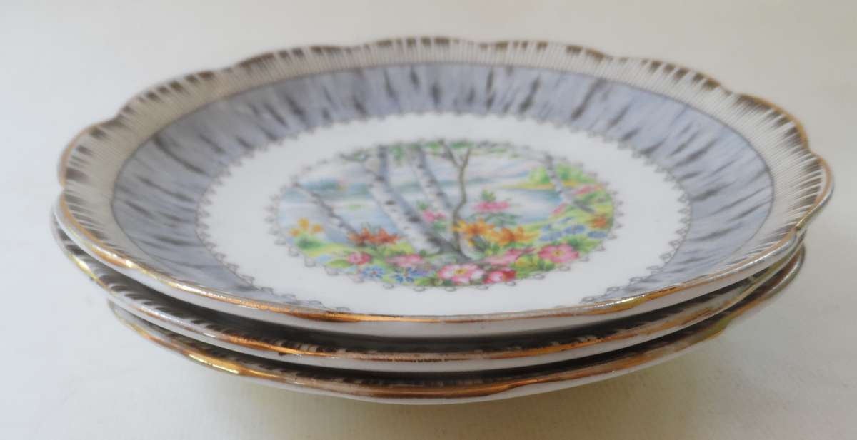 ROYAL ALBERT  '  SILVER MAPLE  ' SAUCER ' replacement item , 3 available