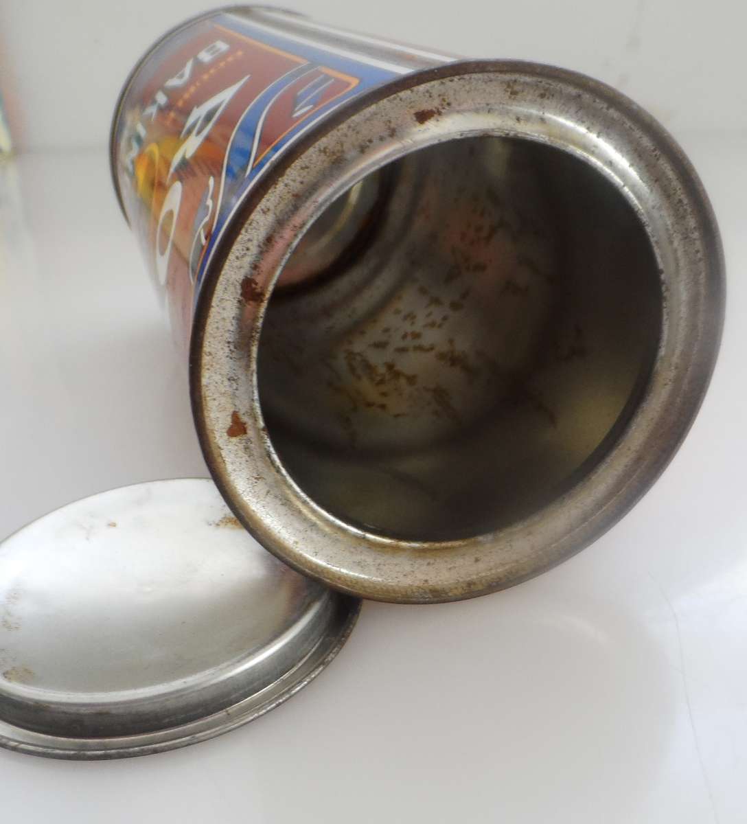 VINTAGE COLLECTIBLE , NABISCO, ROYAL BAKING POWDER  STORAGE TIN ( 500grm. ).