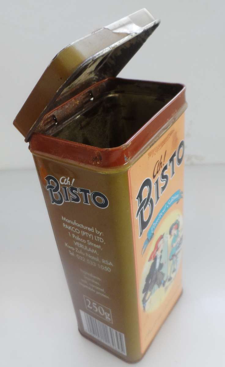 VINTAGE COLLECTIBLE BISTO STORAGE TINS X 2