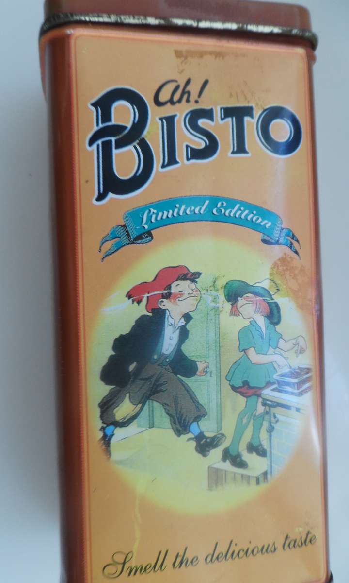 VINTAGE COLLECTIBLE BISTO STORAGE TINS X 2