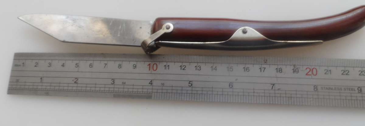 OKAPI RATCHET-LOCK CLASP / SLIPJOINT KNIFE , STAR & MOON , MADE IN GERMANY , AUTHENTIC VINTAGE since
