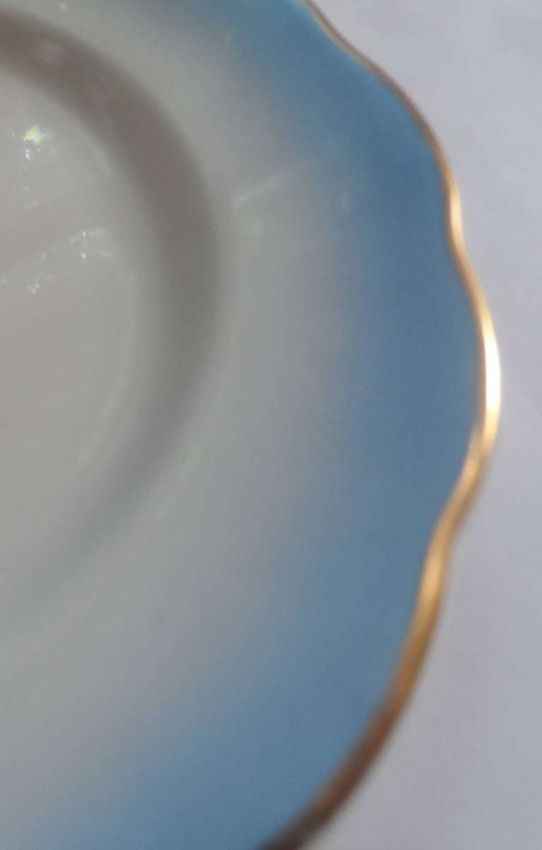 ROYAL ALBERT SAUCER ' RAINBOW ' - blue  CAKE / SIDE PLATE replacement item , 1 available