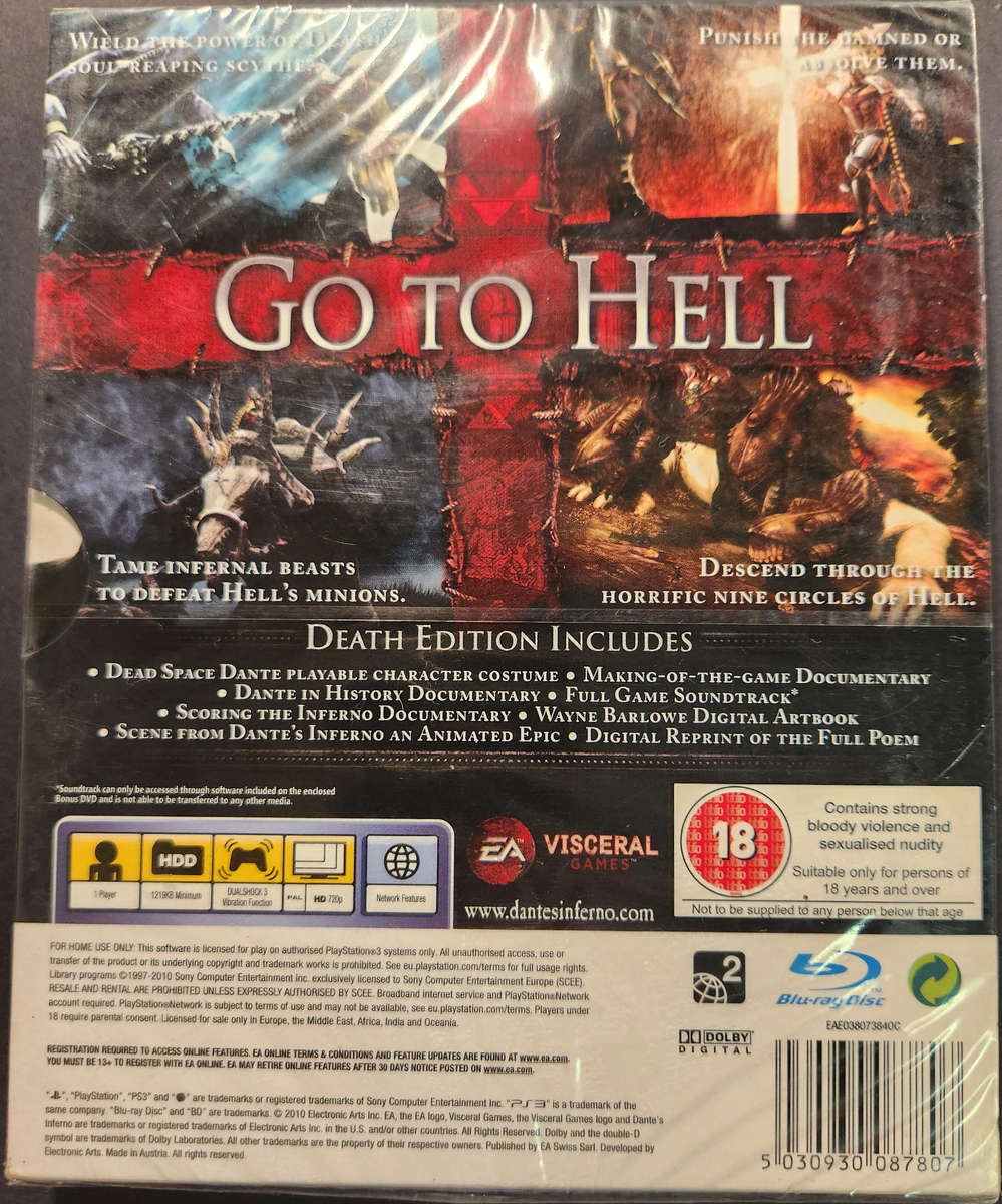 Dante's Inferno: Death Edition (PS3) SEALED
