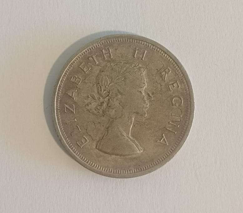 1958 South Africa 5 shillings