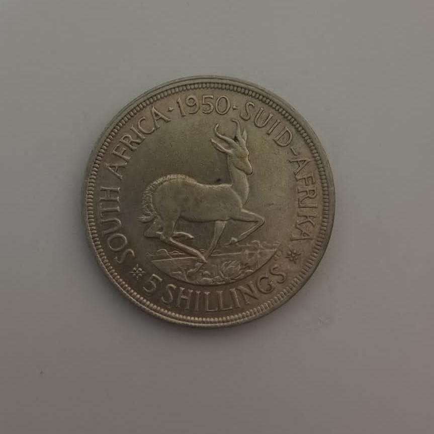 1950 South Africa 5 shillings