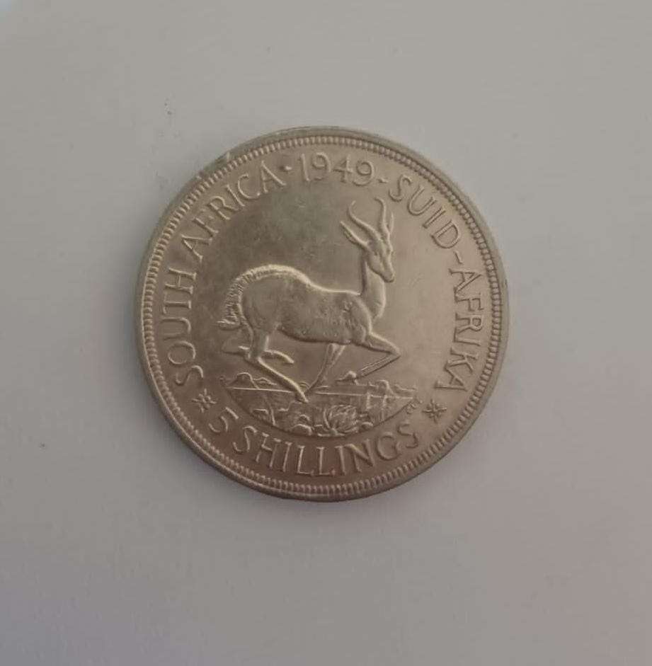 1949 South Africa 5 shillings