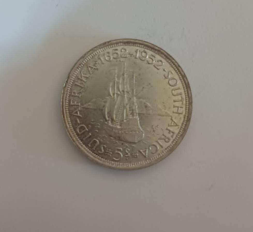 1952 South Africa 5 shillings