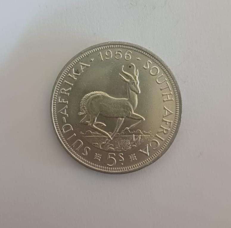 1956 South Africa 5 shillings