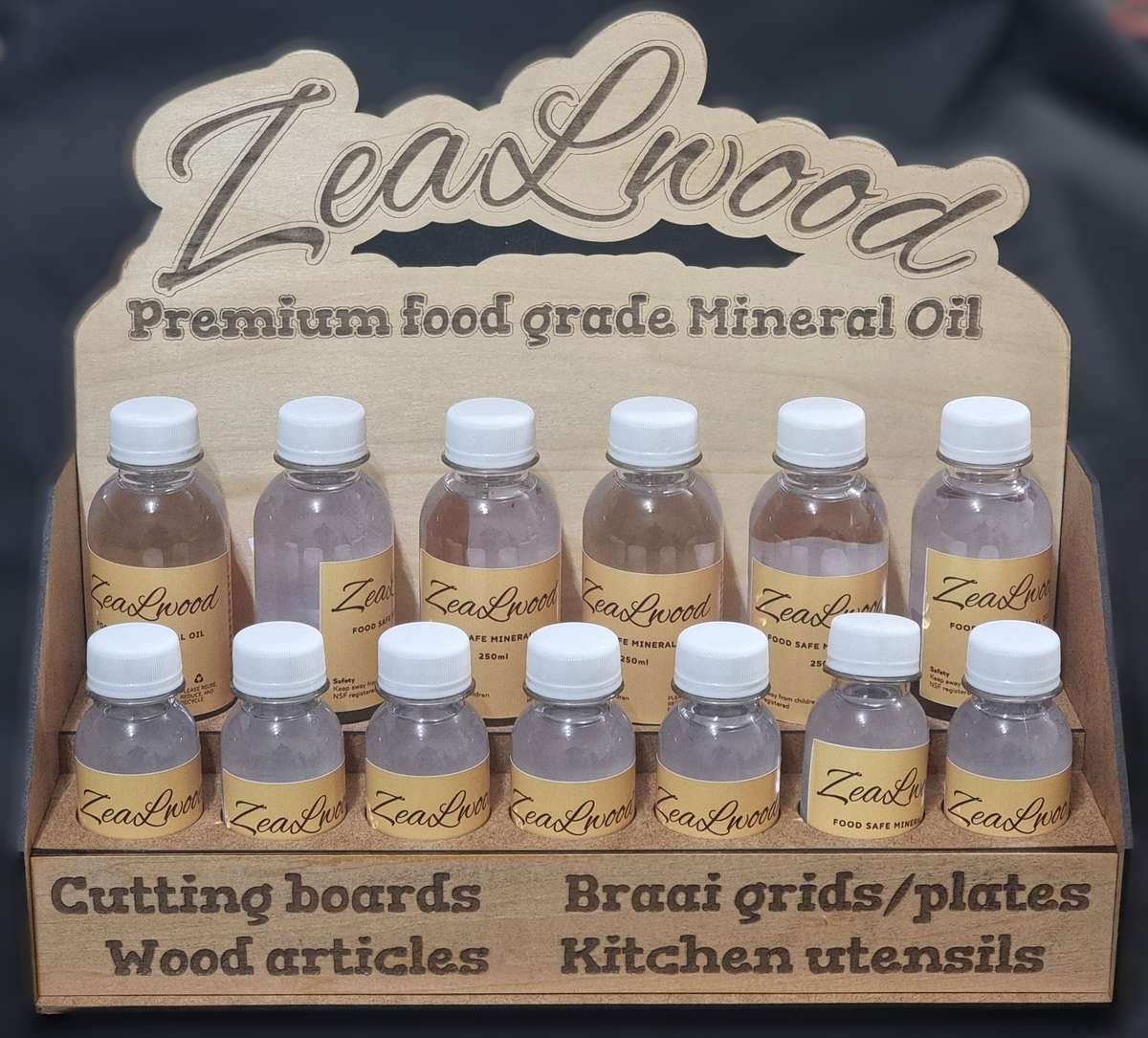 Food Grade Mineral Oil - ZeaLwood (100ml)
