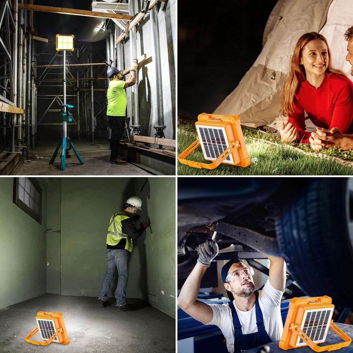 FIVESTAR Waterproof LED Solar , Outdoor ,Working and Load Shedding Light