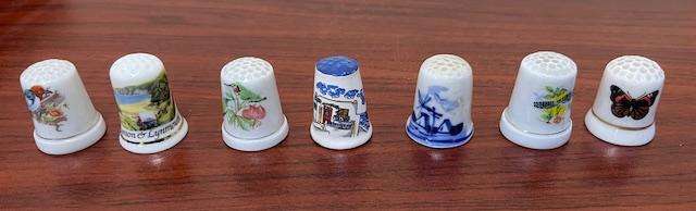 Collection of 14 vintage Thimbles