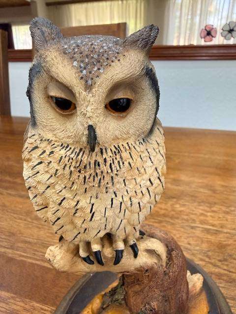 Whitefaced Owl figurine - Silkwoods of Knysna Trust