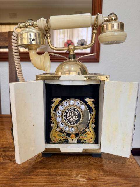 Vintage Oriental Themed Rotary Telephone