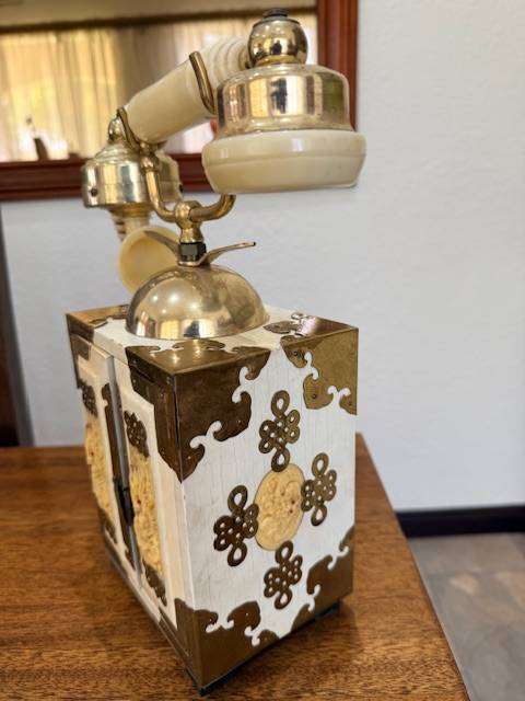 Vintage Oriental Themed Rotary Telephone