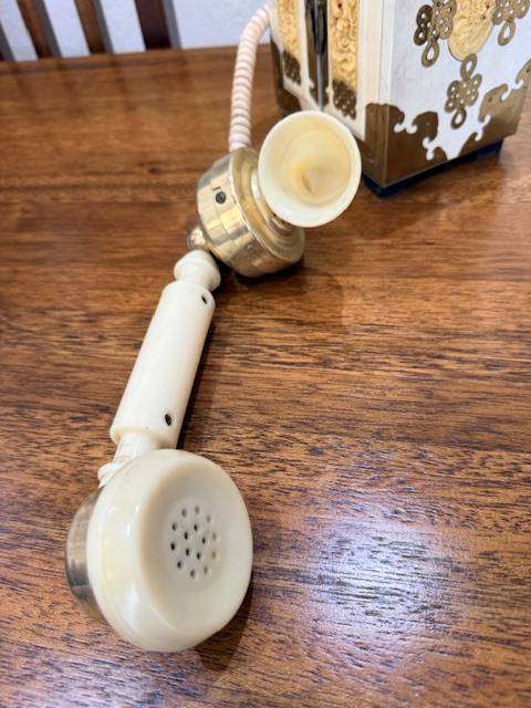 Vintage Oriental Themed Rotary Telephone