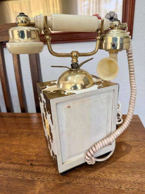 Vintage Oriental Themed Rotary Telephone