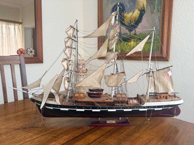 Large - 1896 BELEM - Wooden ship model