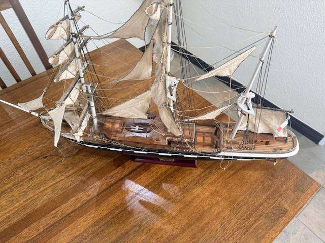Large - 1896 BELEM - Wooden ship model