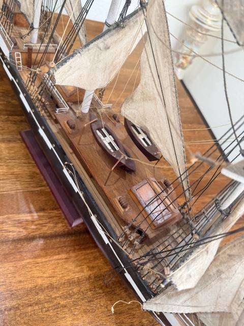 Large - 1896 BELEM - Wooden ship model