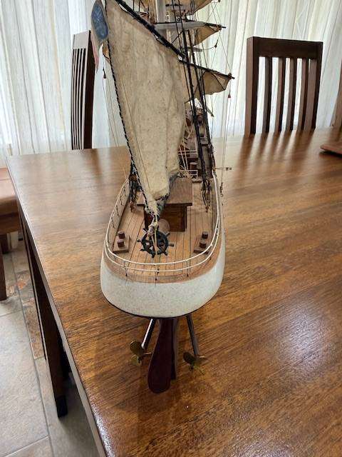 Large - 1896 BELEM - Wooden ship model