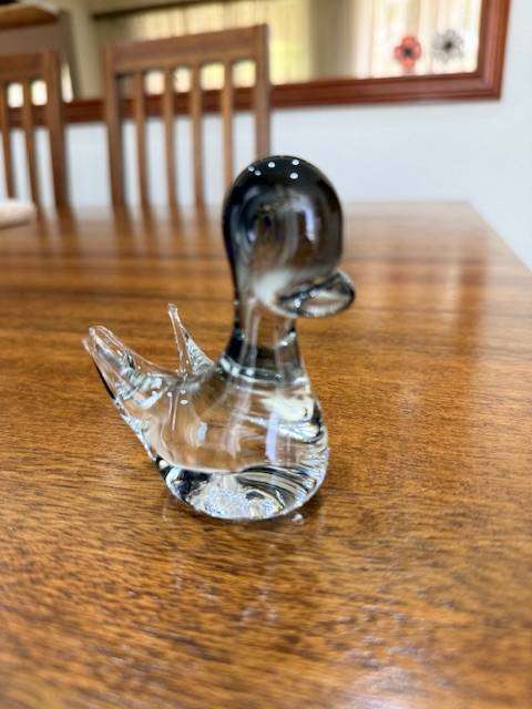 VINTAGE HANDBLOWN MURANO - GLASS DUCK