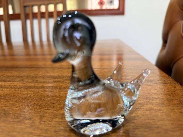 VINTAGE HANDBLOWN MURANO - GLASS DUCK