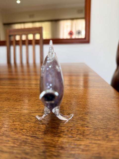 VINTAGE HANDBLOWN MURANO GLASS - BLOW FISH