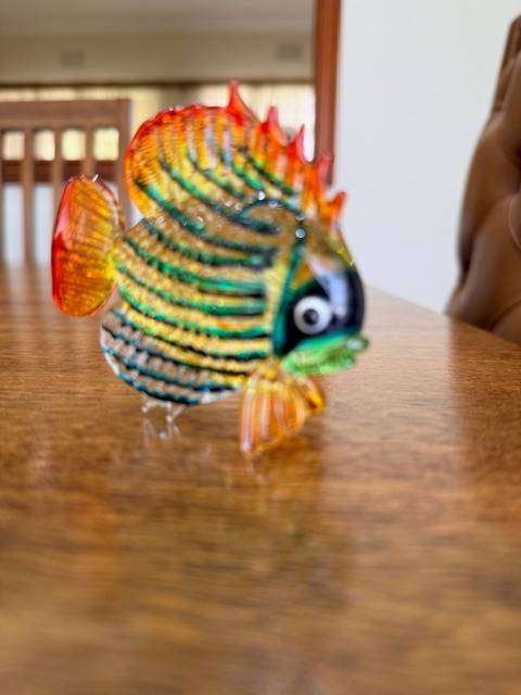 VINTAGE HANDBLOWN MURANO GLASS - ANGEL FISH
