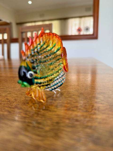 VINTAGE HANDBLOWN MURANO GLASS - ANGEL FISH