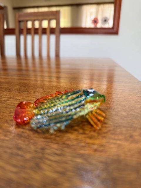 VINTAGE HANDBLOWN MURANO GLASS - ANGEL FISH