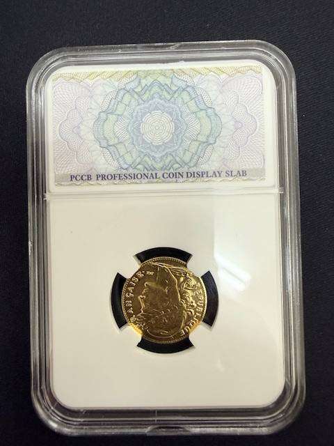 NOVELTY ITEM - 1899 French 10 Franc - REPLICA NOT REAL GOLD