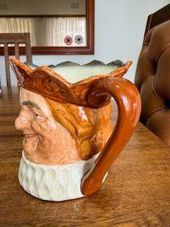 Royal Doulton "Old King Cole" Brown Crown Large Character Jug