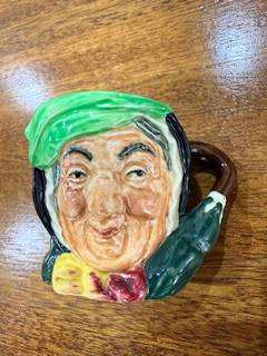Royal Doulton "Sairey Gamp" Miniature Character Jug