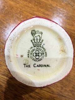 Royal Doulton "The Cardinal" Miniature Character Jug