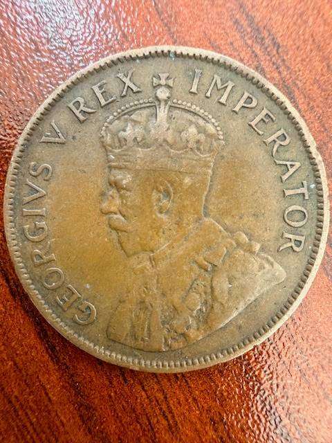 1931 South Arican 1D - Penny