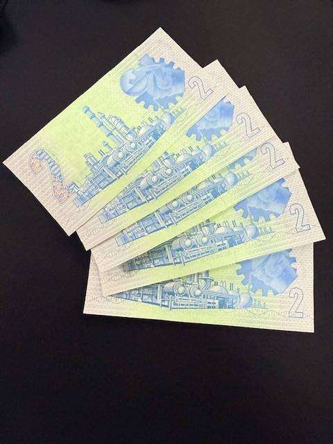 WY REPLACEMENT R2 NOTES - UNCIRCULATED SEQUENCIAL - G.P.C De KOCK