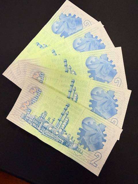 WY REPLACEMENT R2 NOTES - UNCIRCULATED SEQUENCIAL - G.P.C De KOCK