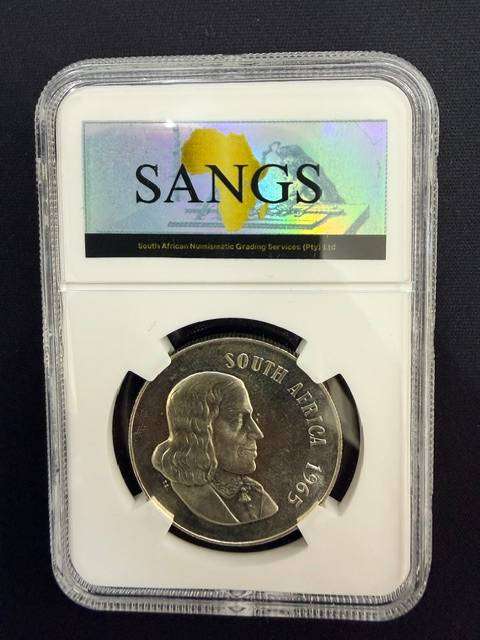 1965 South African Silver R1 - Graded PF63