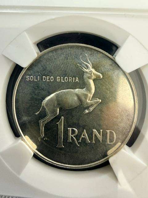 1965 South African Silver R1 - Graded PF63