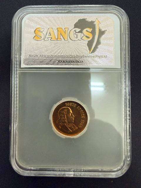 1965 South African 1 cent - Graded PF65 - Superb Specimen