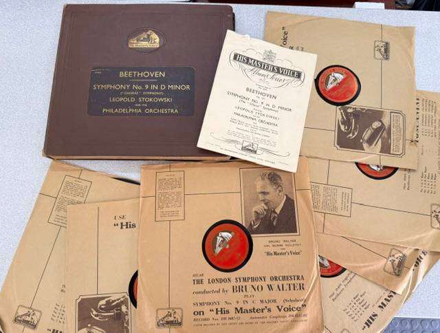 Rare - 1934 His Master's Voice  Beethoven & Leopold Stokowski